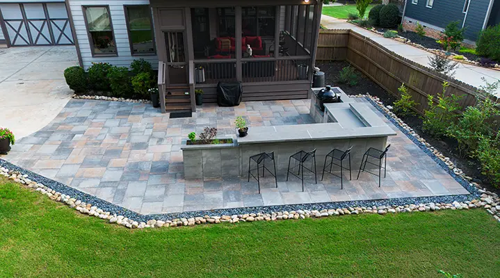 Hardscaping in Burleson